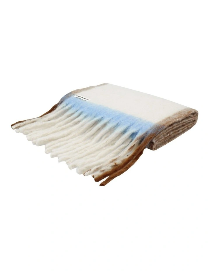 Mya Chunky Scarf in White Cream image 4