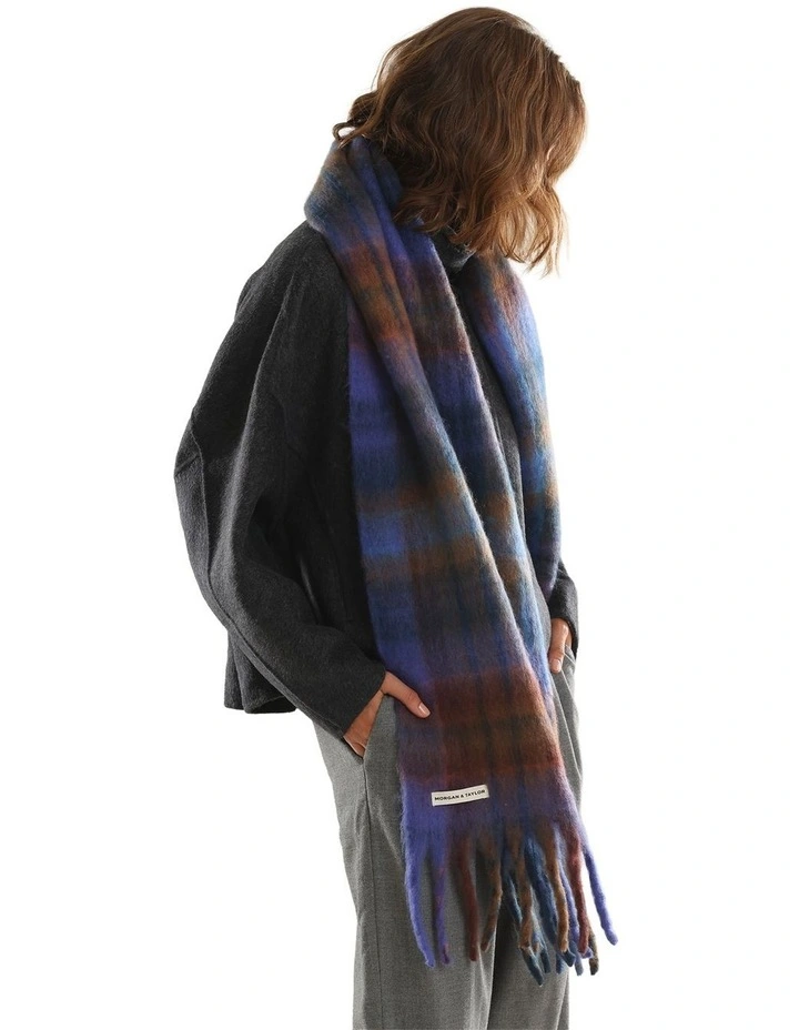 Isabella Scarf in Blue image 3
