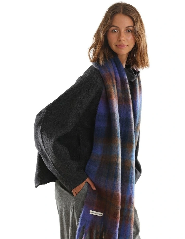 Isabella Scarf in Blue image 5