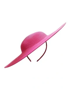 Mona Plate Racewear Hat in Hot Pink