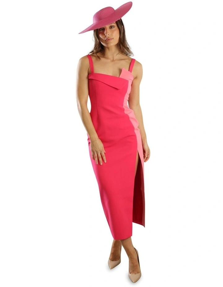 Mona Plate Racewear Hat in Hot Pink image 3
