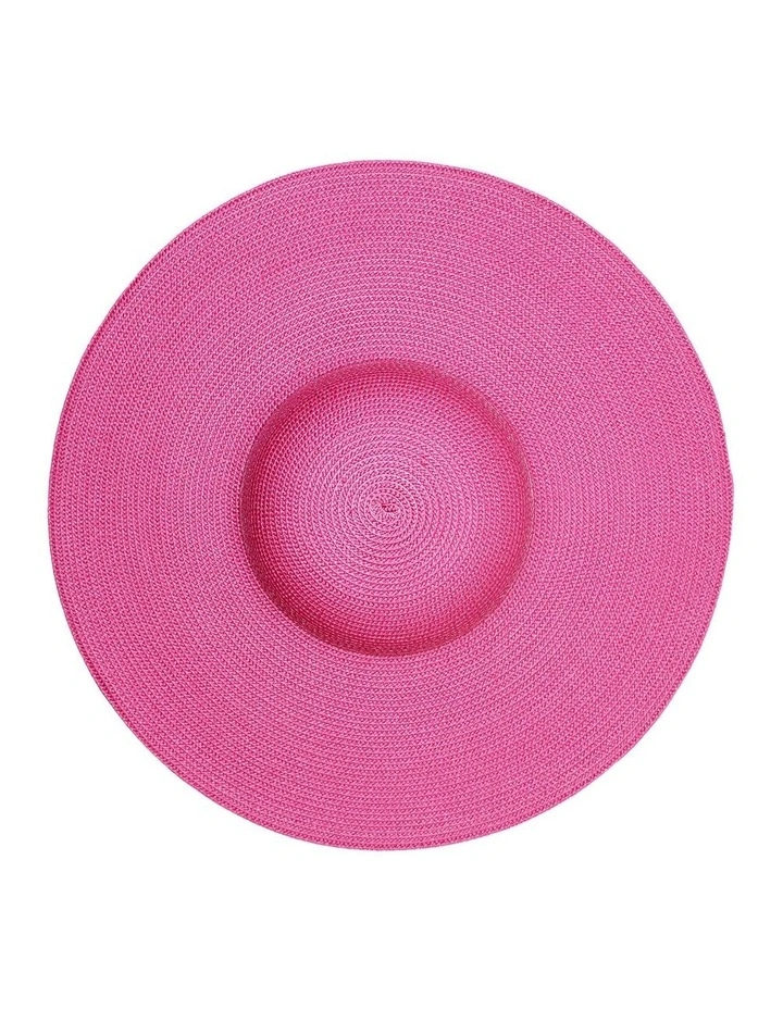 Mona Plate Racewear Hat in Hot Pink image 5