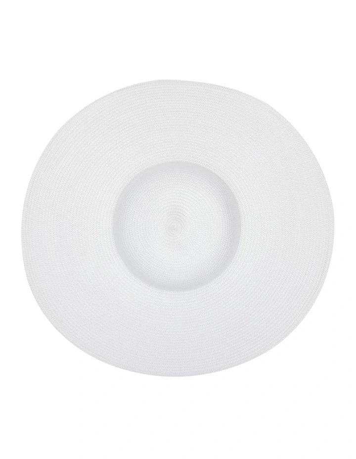 Mona Plate Racewear Hat in White image 5