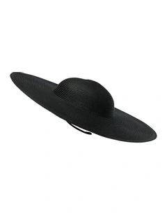 Mona Plate Hat Racewear Hat in Black