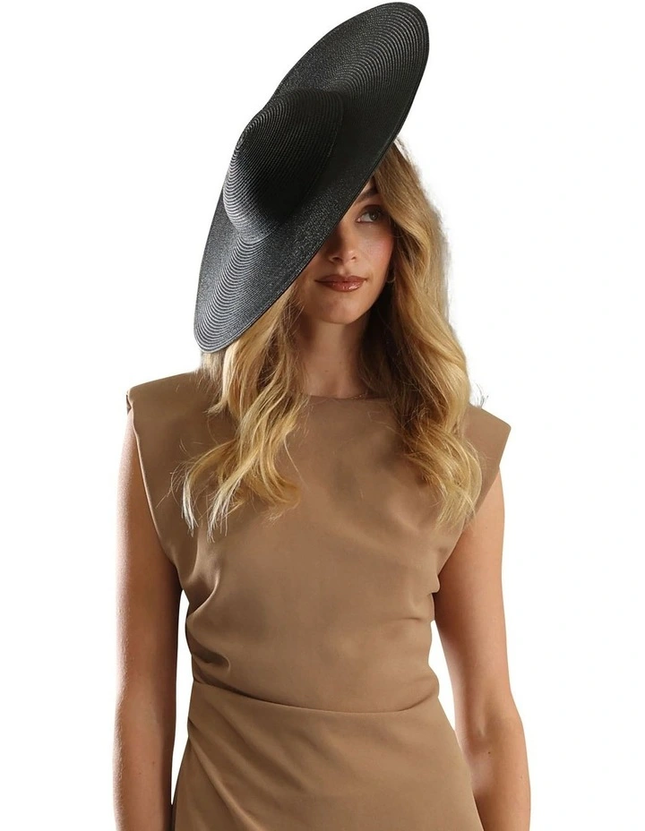 Mona Plate Hat Racewear Hat in Black image 2