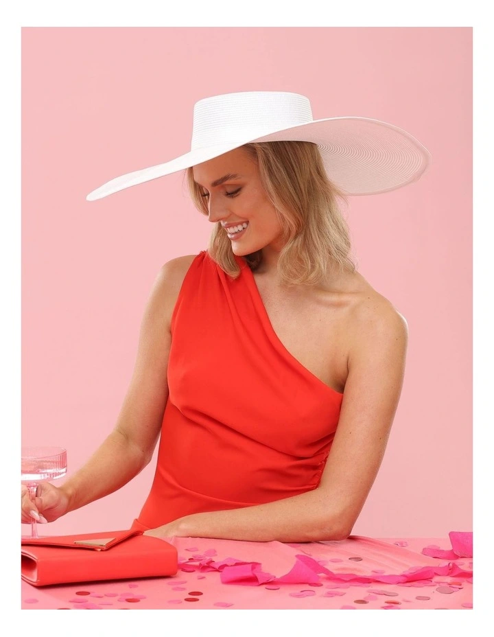 Savannah Racewear Boater in White image 5
