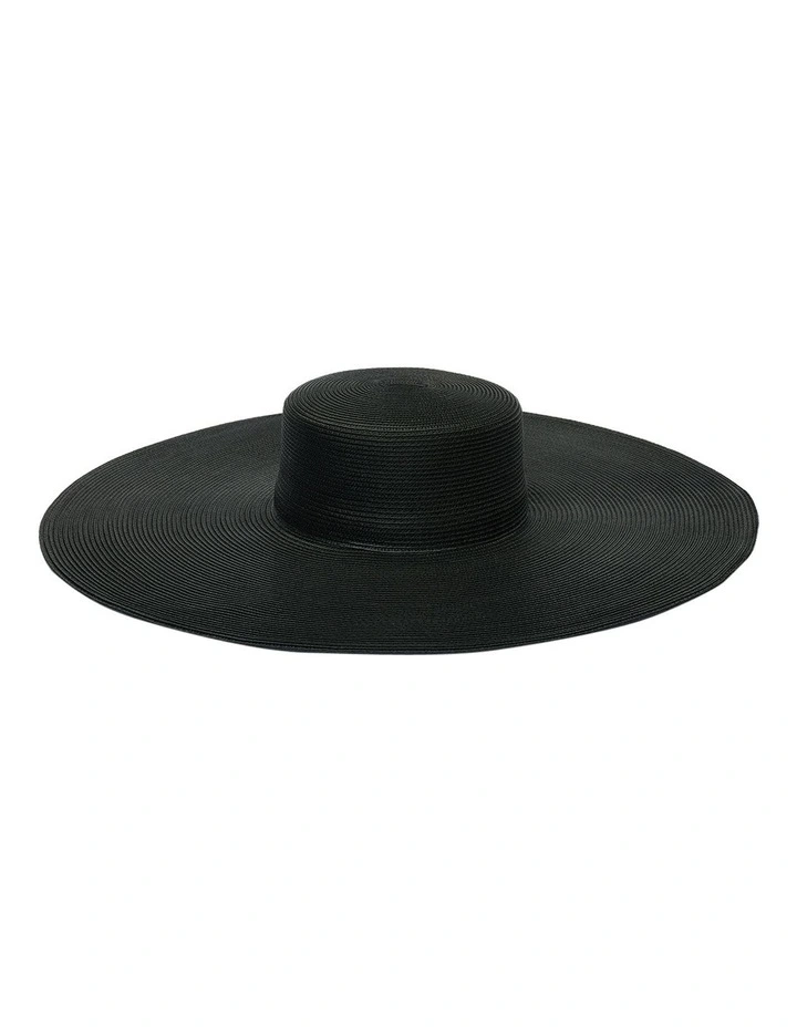 Savannah Boater Racewear Hat in Black image 4