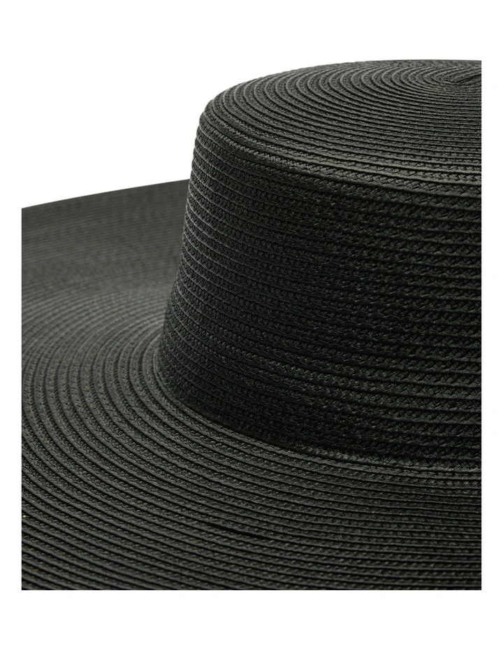 Savannah Boater Racewear Hat in Black image 7