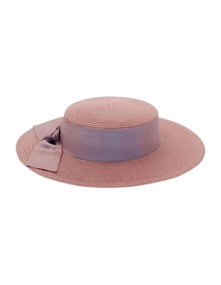 Clarke Racewear Boater in Blush Pink image 4