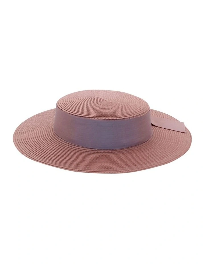 Clarke Racewear Boater in Blush Pink image 6