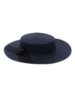 Clarke Racewear Boater in Navy Blue