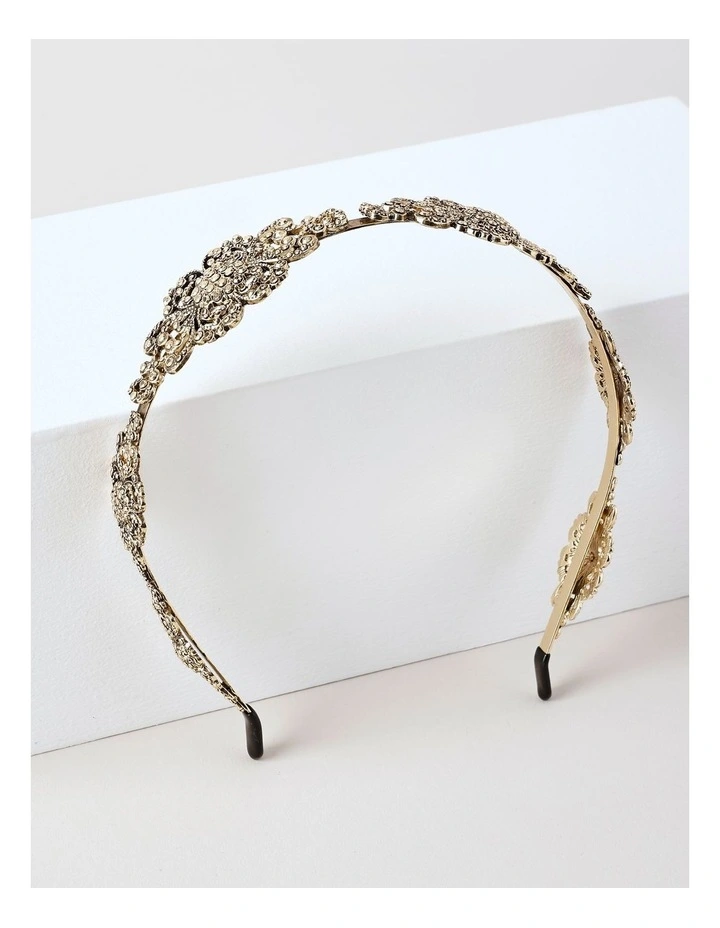 Deco Gold Headband in Gold image 1
