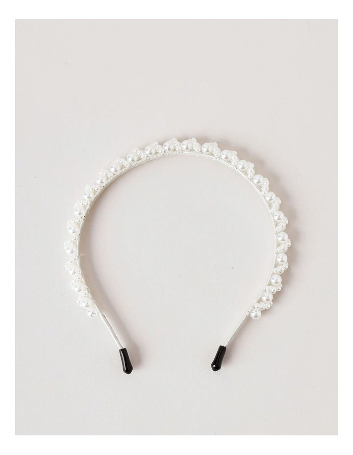 Pearl Headband in Pearl image 1