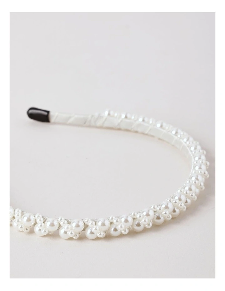 Pearl Headband in Pearl image 3