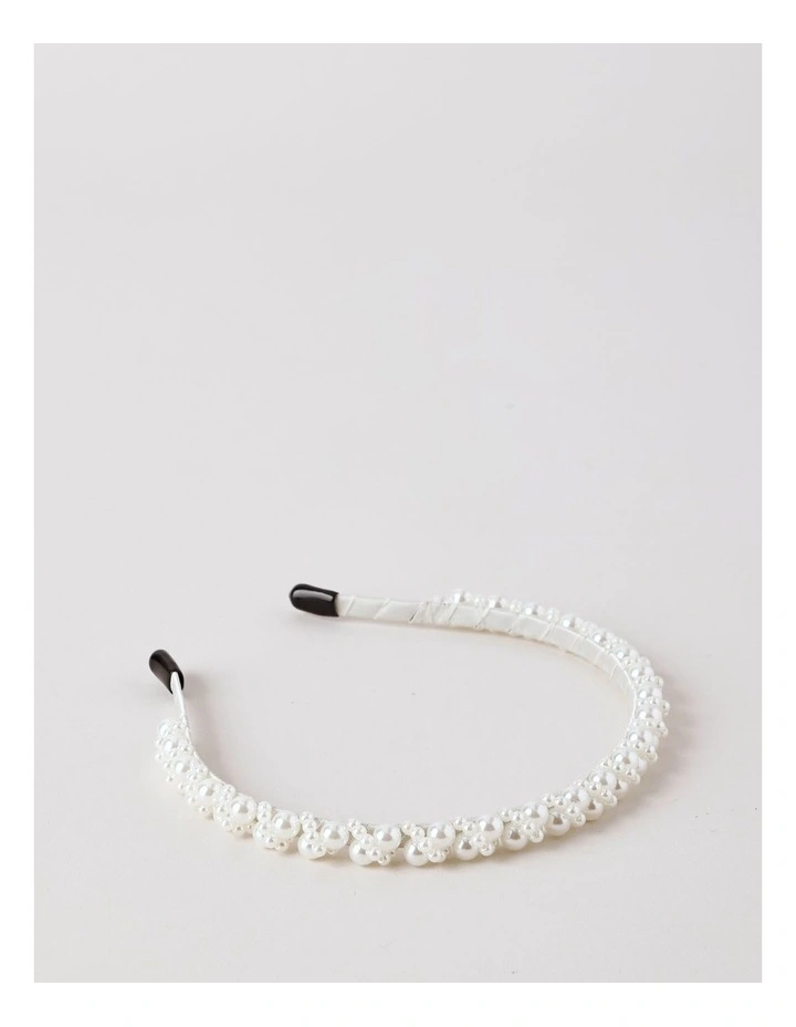 Pearl Headband in Pearl image 4