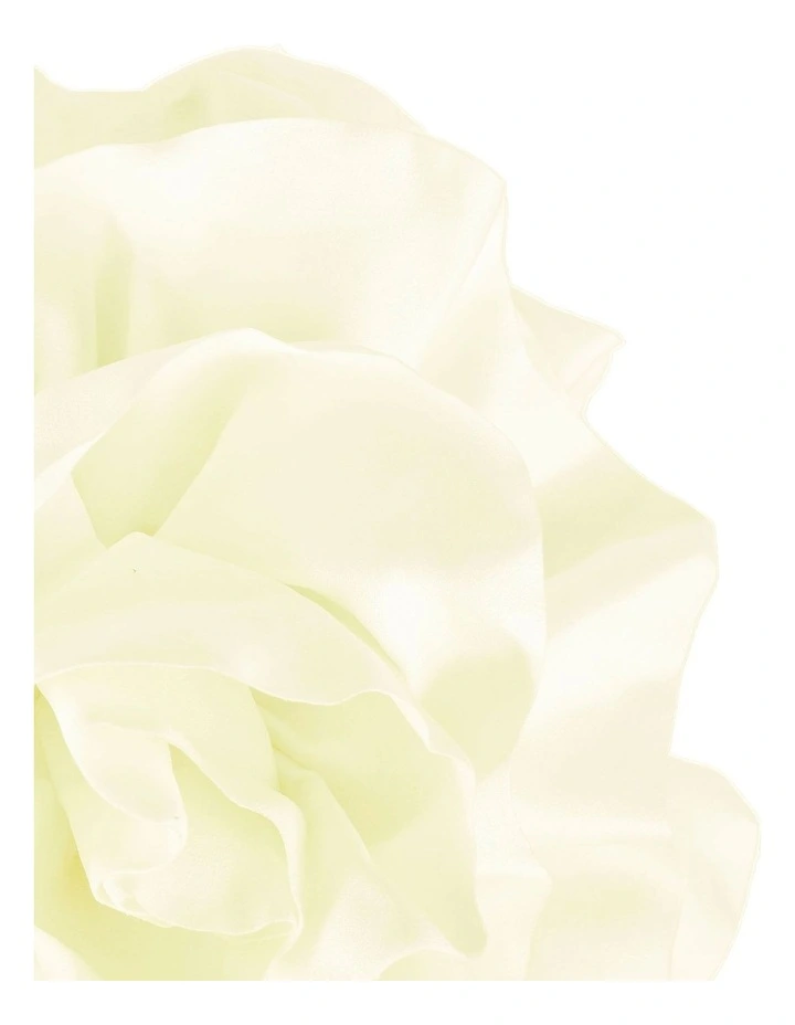 Large Flower On Headband in Ivory image 3