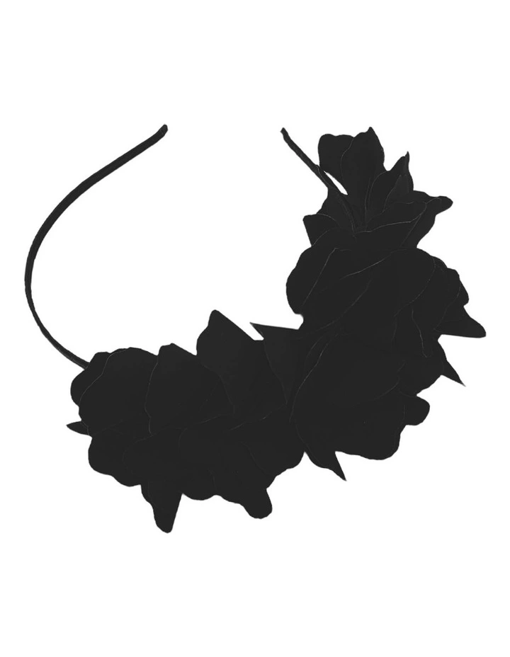Garland Headband in Black image 3