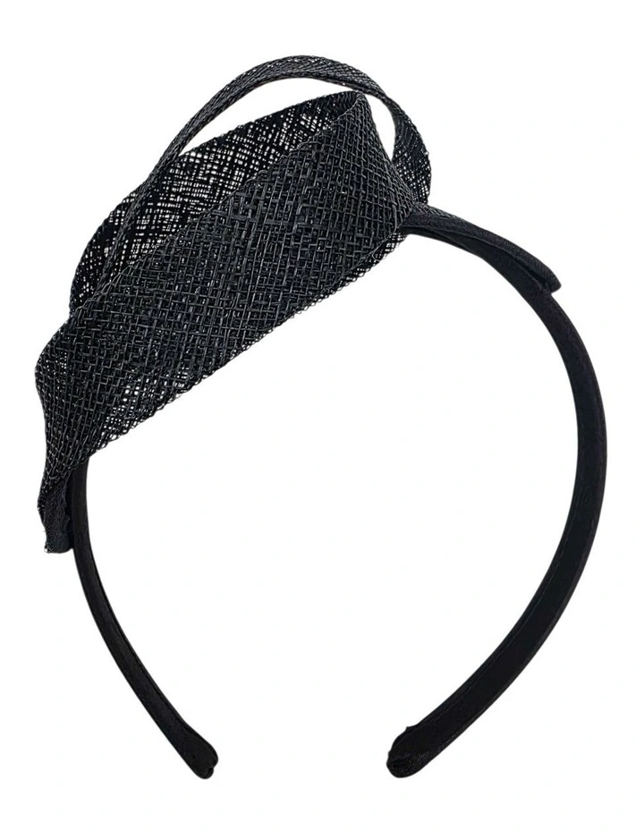 Double Sinamay Curve Fascinator image 1