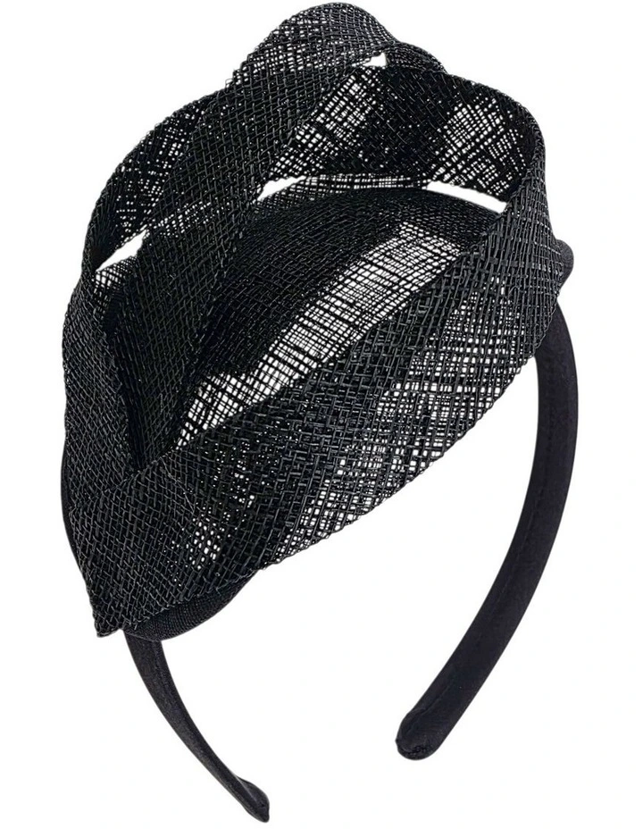 Double Sinamay Curve Fascinator image 2