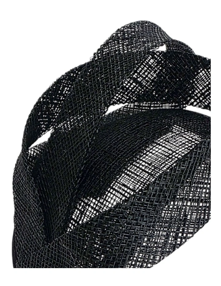 Double Sinamay Curve Fascinator image 3