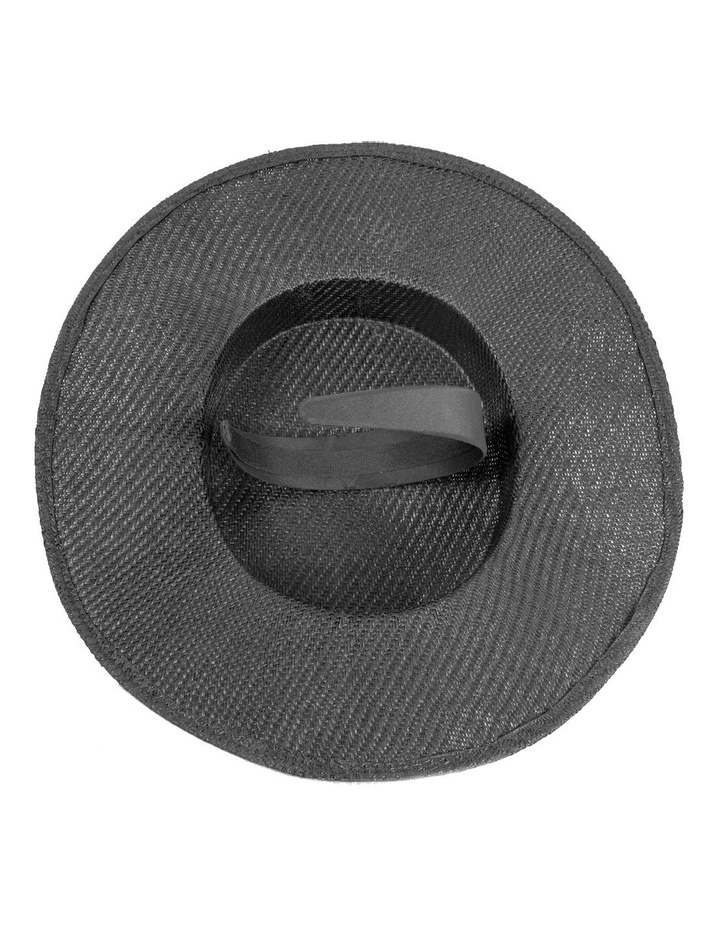 Boater Hat in Black image 5