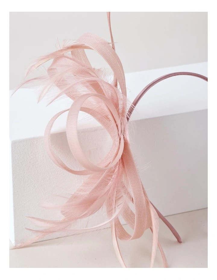 Multi Loop Fascinator in Dusty Pink image 4