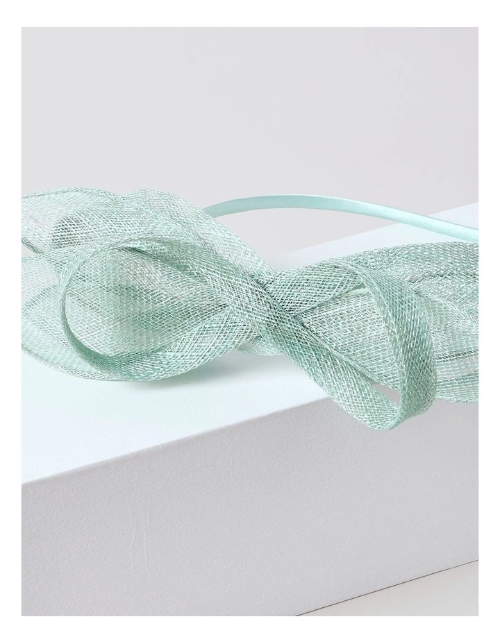 Looped Floral Fascinator in Blue image 4