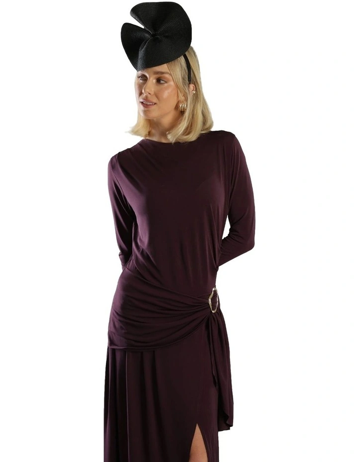 Zaria Fascinator in Black image 5