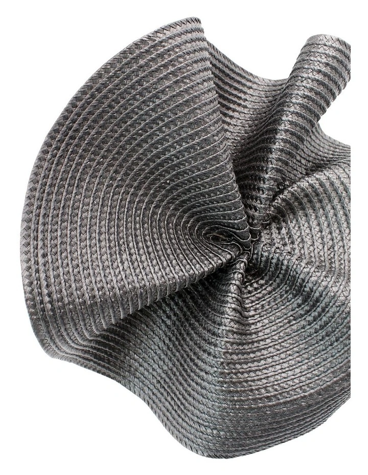 Zaria Fascinator in Black image 6