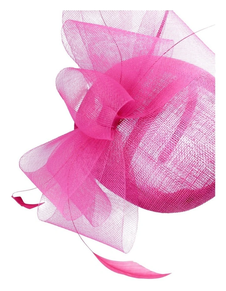 Gabriela Fascinator in Hot Pink image 5
