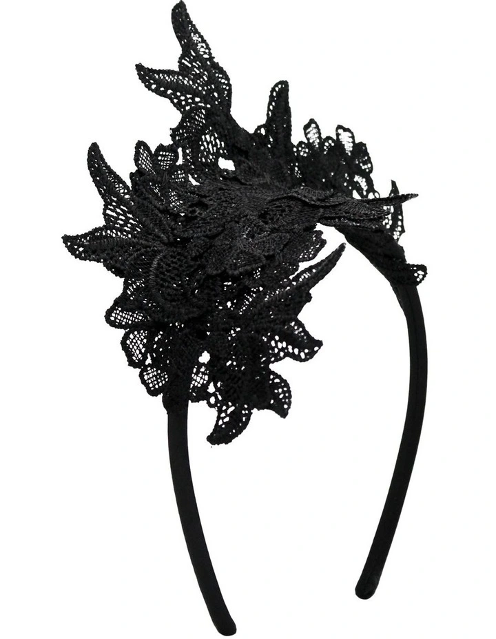Sassi Headpiece in Black image 1