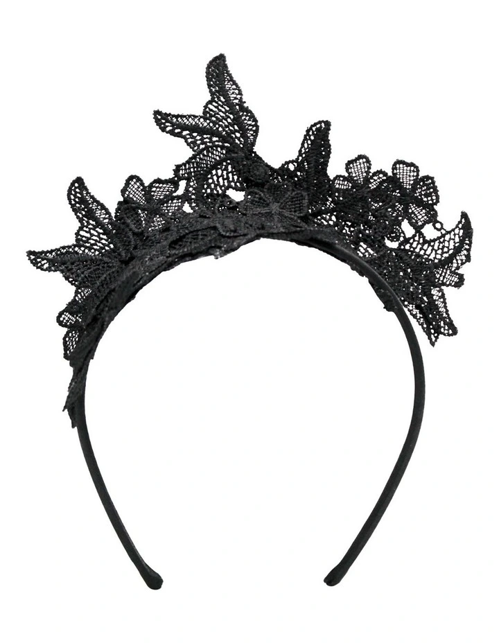 Sassi Headpiece in Black image 4