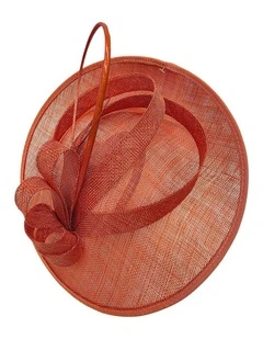 Gregory Ladner Ghrf300M Orange Fascinator Fascinator in Orange