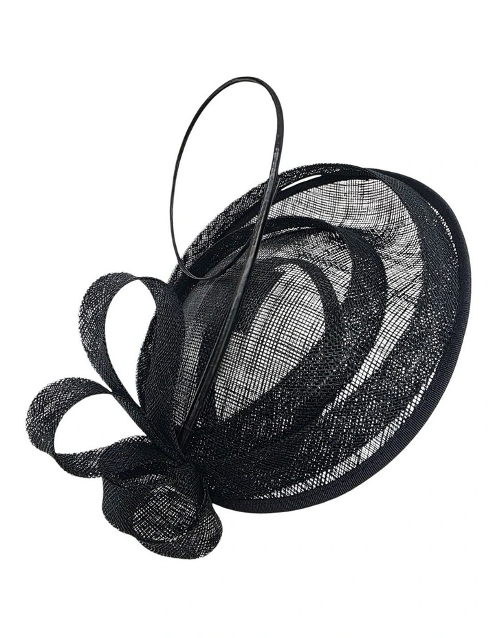 Gregory Ladner Ghrf301M Black Fascinator Fascinator in Black image 2