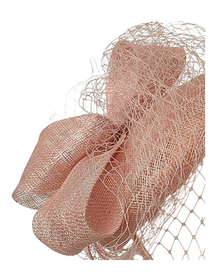 Gregory Ladner Ghrf302M Blush Fascinator Fascinator in Blush image 3