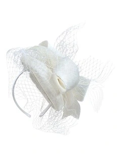 Gregory Ladner Ghrf302M Ivory Fascinator Fascinator in Ivory