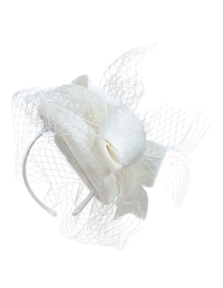 Gregory Ladner Ghrf302M Ivory Fascinator Fascinator in Ivory image 1