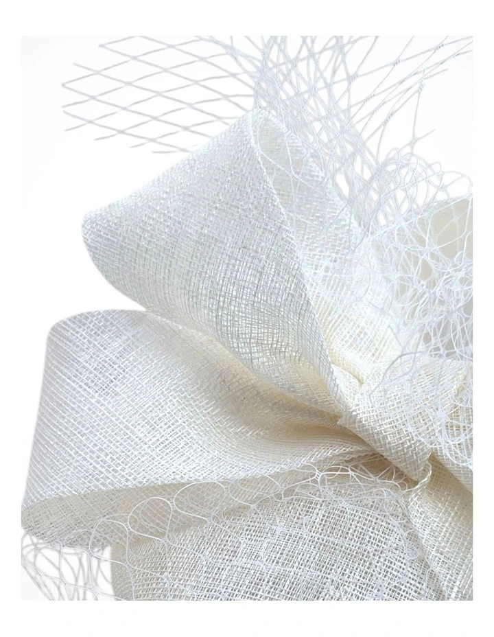 Gregory Ladner Ghrf302M Ivory Fascinator Fascinator in Ivory image 3