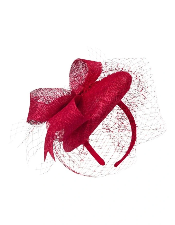 Gregory Ladner Ghrf302M Red Fascinator Fascinator in Red image 1