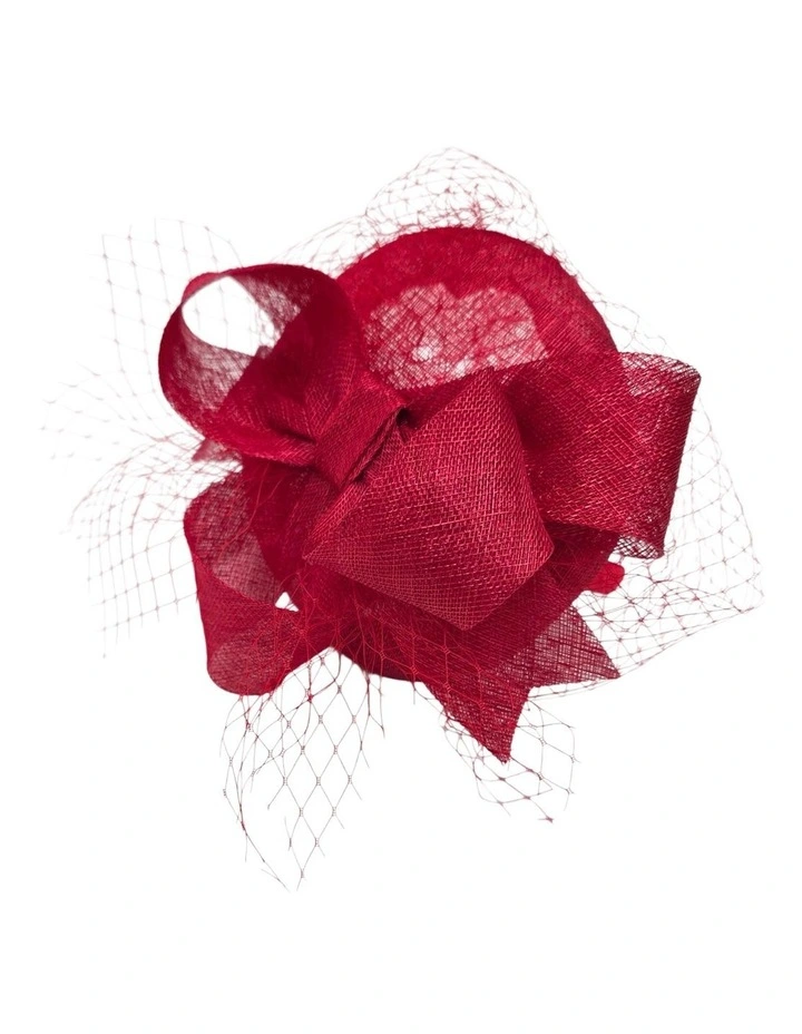Gregory Ladner Ghrf302M Red Fascinator Fascinator in Red image 2