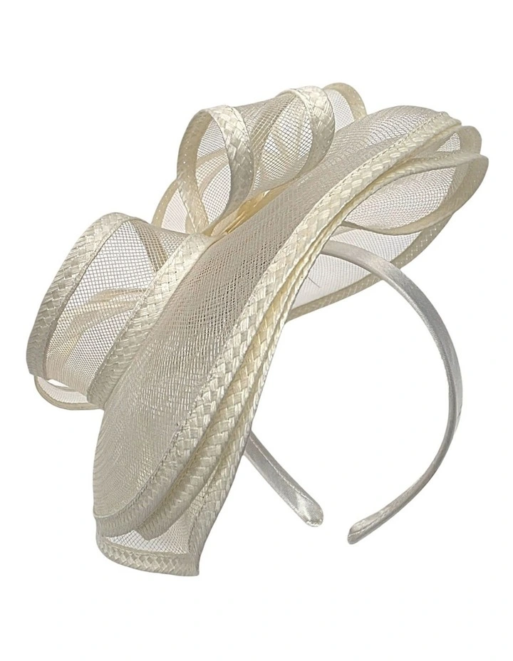 Gregory Ladner Ghrf303M Ivory Fascinator Fascinator in Ivory image 1