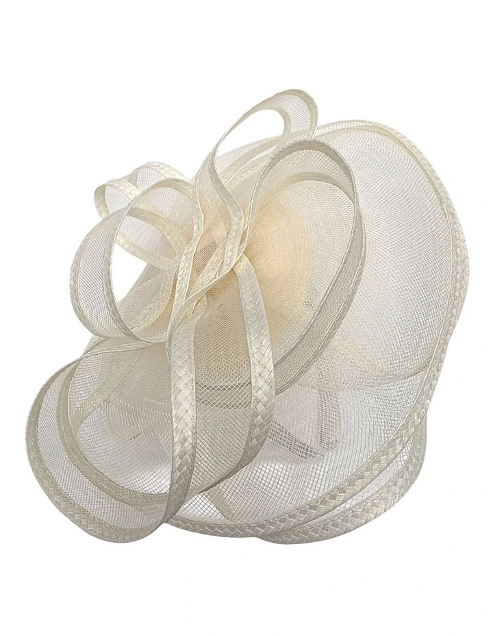 Gregory Ladner Ghrf303M Ivory Fascinator Fascinator in Ivory image 2