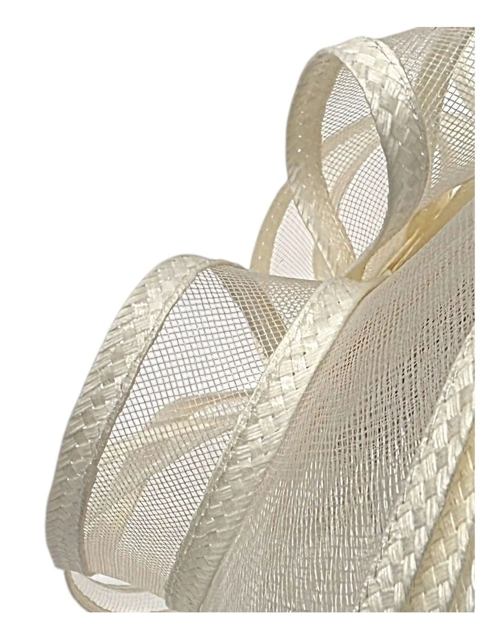 Gregory Ladner Ghrf303M Ivory Fascinator Fascinator in Ivory image 3