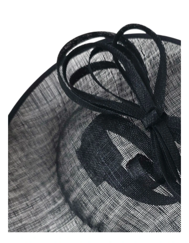 Gregory Ladner Ghrf305M Black Fascinator Fascinator in Black image 3