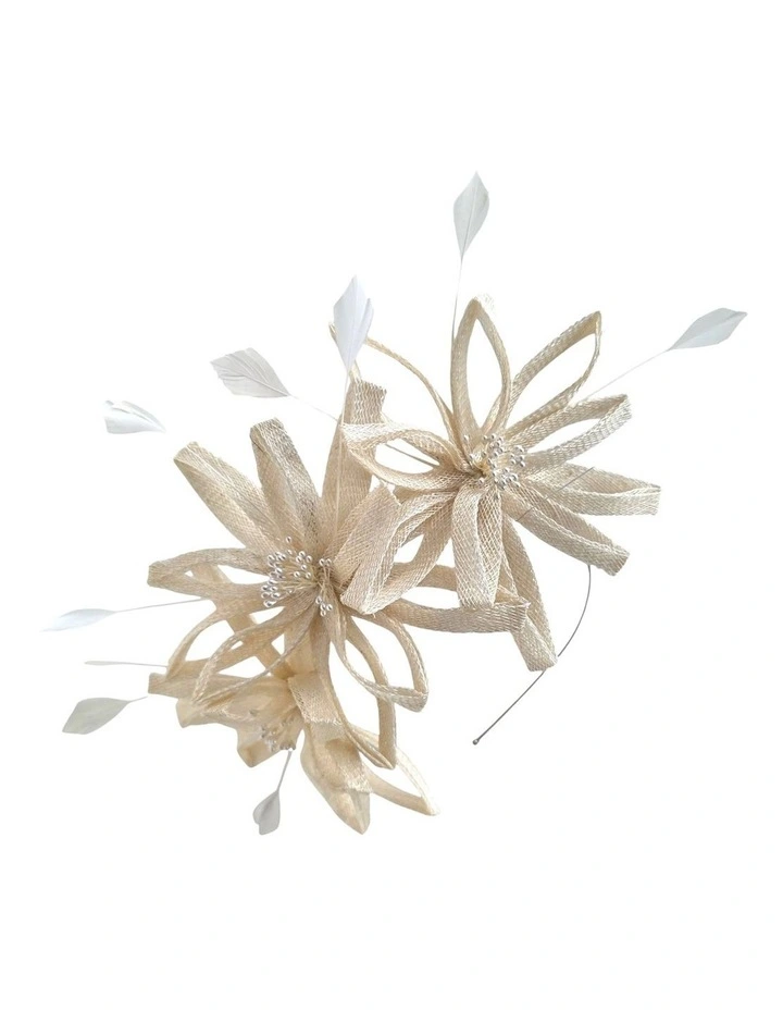 Gregory Ladner Ghrf001M Ivory Fascinator Fascinator in Ivory image 1
