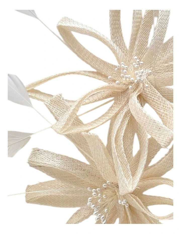 Gregory Ladner Ghrf001M Ivory Fascinator Fascinator in Ivory image 2