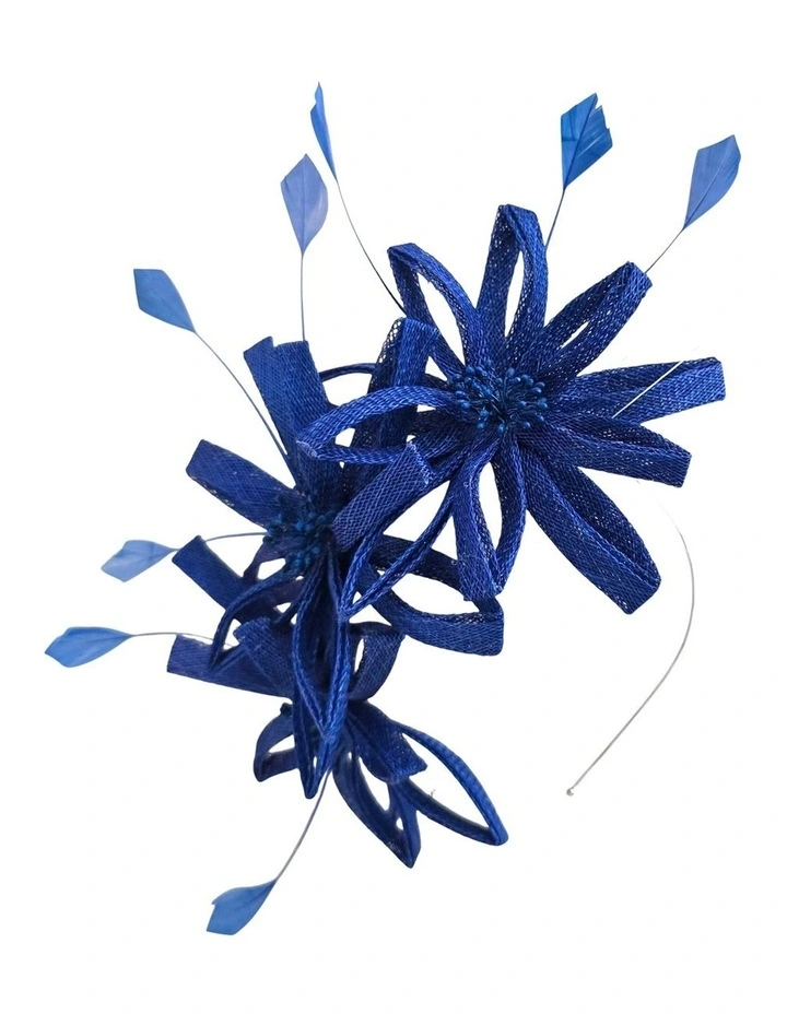 Gregory Ladner Ghrf001M Blue Fascinator Fascinator in Blue image 1