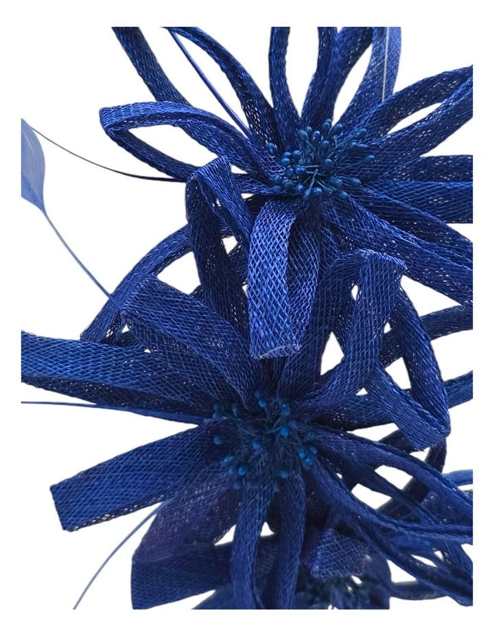 Gregory Ladner Ghrf001M Blue Fascinator Fascinator in Blue image 2