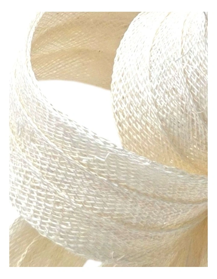 Gregory Ladner Fascinator in White image 3