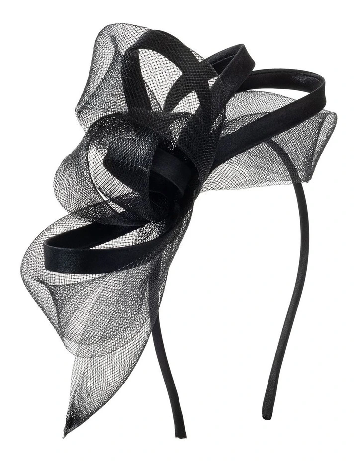 Gregory Ladner Ghrf209M Black Fascinator Fascinator in Black image 2
